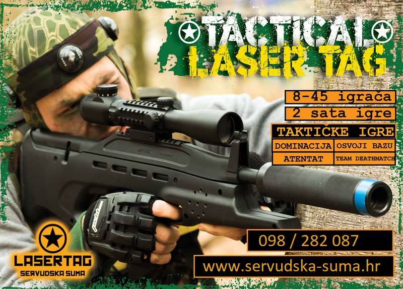 Tactical laser tag - Šervudska šuma